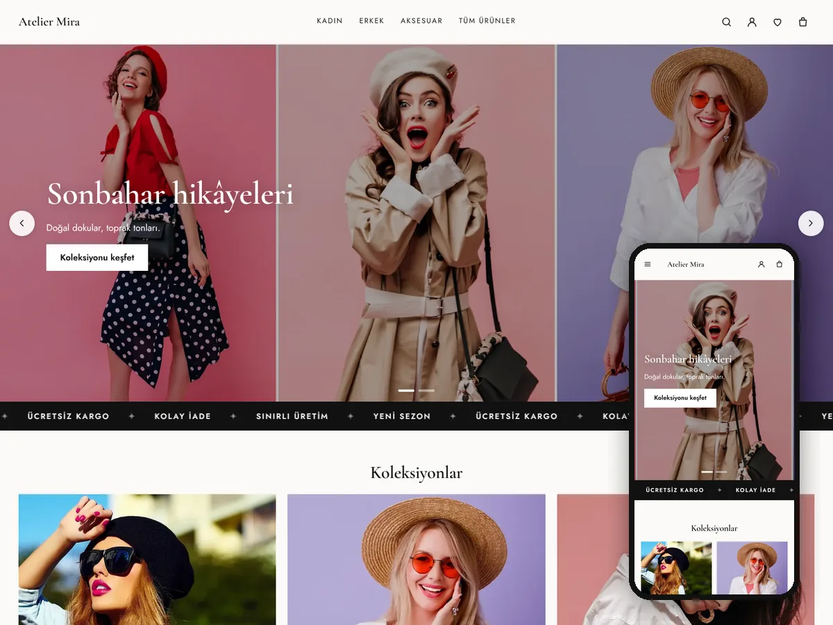 Editoryal Moda teması